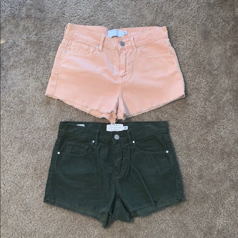 Kendall and Kylie high waisted shorts bundle